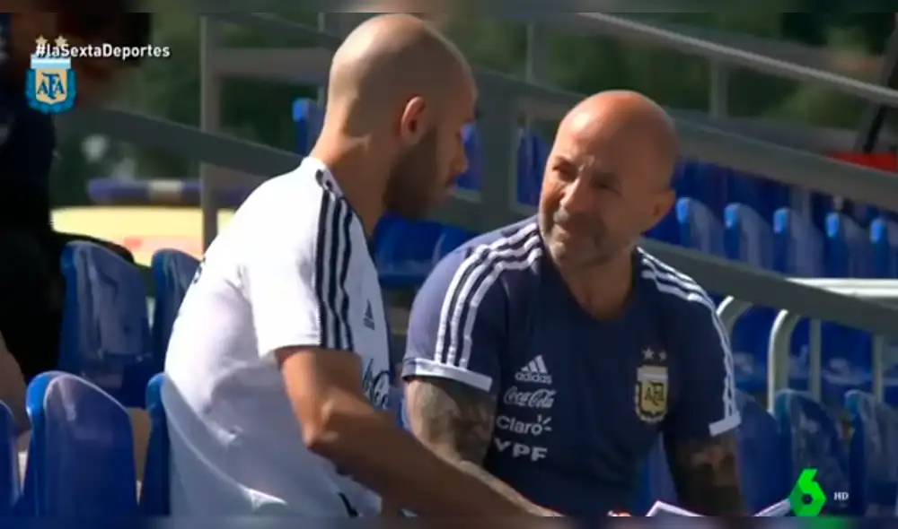 ¿Sampaoli le pide ayuda a Mascherano para armar el equipo de Argentina? [VIDEO]