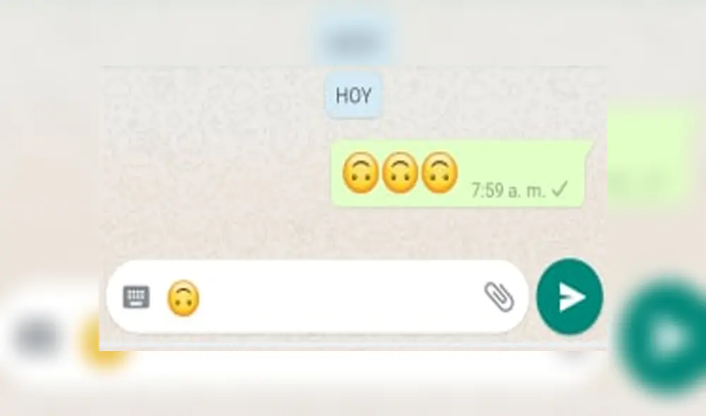 Es uno de los emojis más usados en WhatsApp, Foto: Captura.
