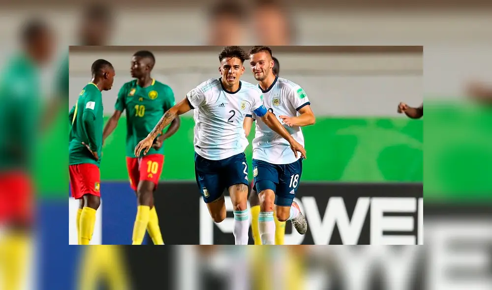 Los dirigidos por Pablo Aimar sumaron de a tres ante el conjunto africano. Créditos: EFE