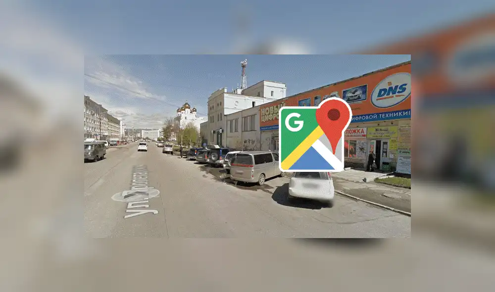 Google Maps: recorre calle en Rusia y descubre un gigantesco muñeco de alien [FOTOS]