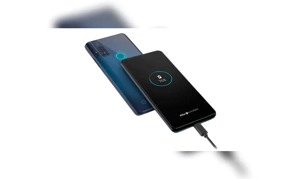 Tecnología Hyper Charging de 45 W. | Foto: Motorola.