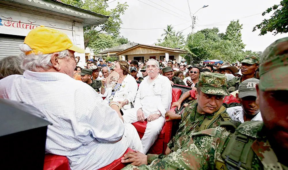 En los orígenes. Gabriel García Márquez cuando volvió a su terruño, su pueblo macondiano, Aracataca, en marzo del 2007. (Foto: EFE) En los orígenes. Gabriel García Márquez cuando volvió a su terruño, su pueblo macondiano, Aracataca, en marzo del 2007. (Foto: EFE)