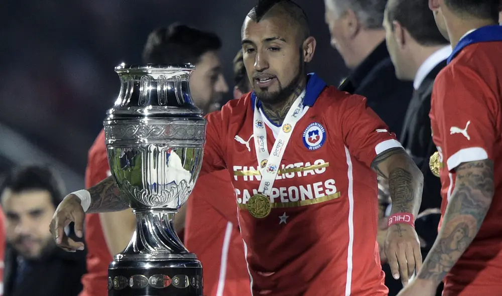 Chile salió campeón por primera vez en su historia ante Argentina. (Créditos: AFP)