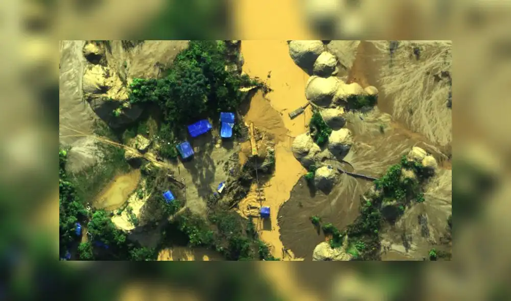 Terribles imágenes que la FAP captó en zonas donde opera la minería ilegal[FOTOS] 