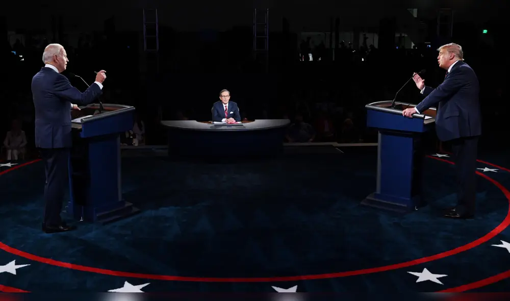 Revive los momentos más tensos del primer debate presidencial en Estados Unidos entre Trump y Biden. Foto: EFE. Revive los momentos más tensos del primer debate presidencial en Estados Unidos entre Trump y Biden. Foto: EFE.