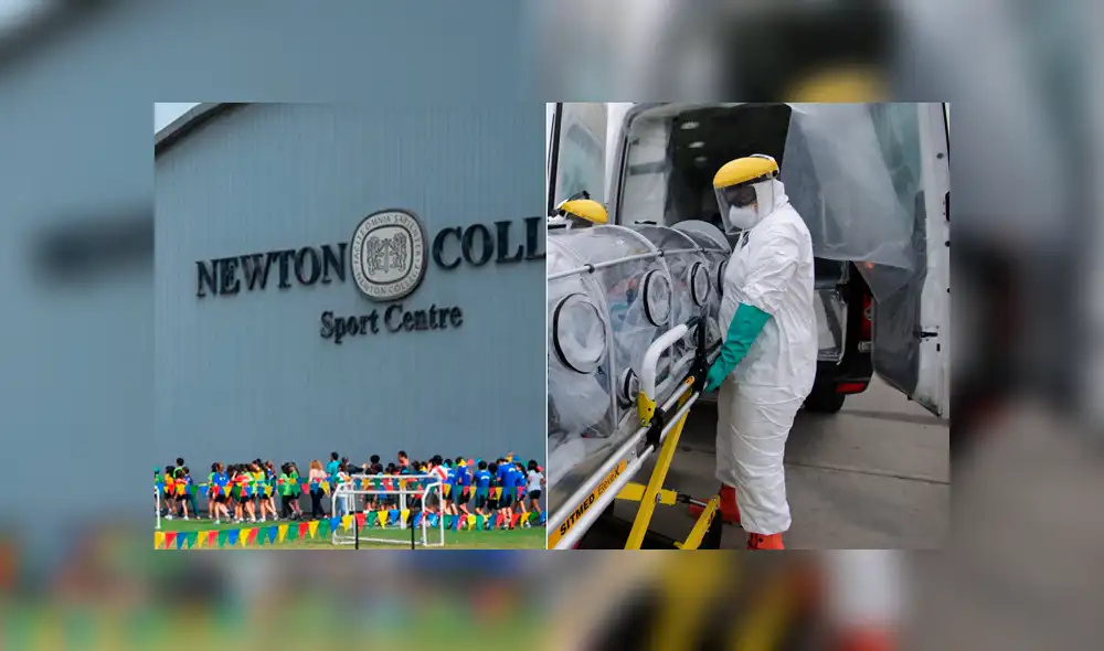 Niño de 7 años y alumno del Newton College es uno de los seis casos confirmados de coronavirus en el Perú. Foto: Composición