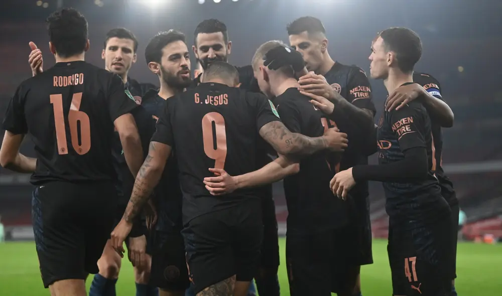 Foden puso el tercer gol para el Manchester City. Foto: AFP