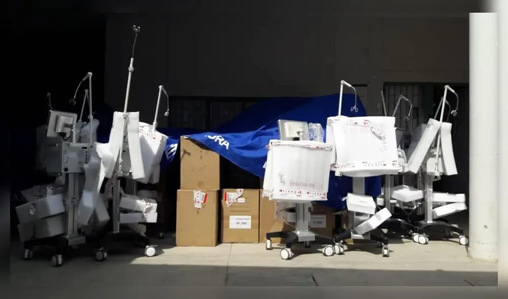 Son 7 los ventiladores mecánicos que aguardan en el Hospital Santa Rosa para acondicionados en camas UCI. Son 7 los ventiladores mecánicos que aguardan en el Hospital Santa Rosa para acondicionados en camas UCI.