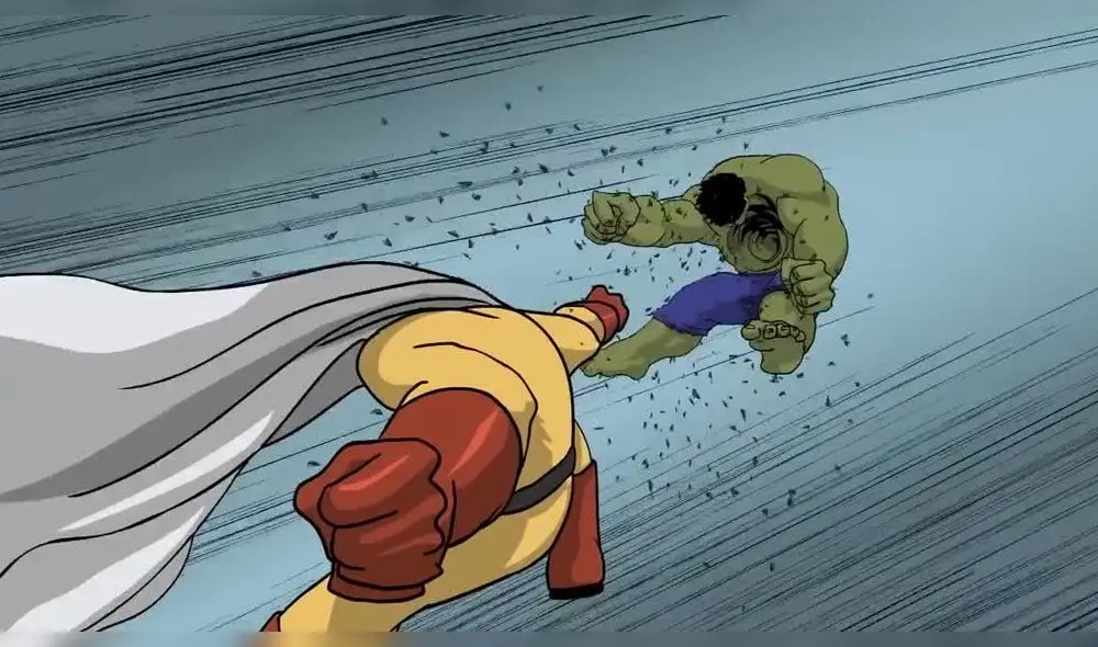 Hulk vs Saitama: épica y sangrienta pelea es revelada [VIDEO]