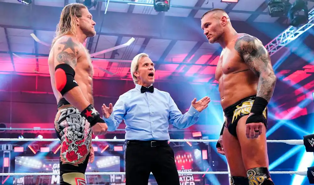 WWE confirma la lesión de Edge tras luchar con Randy Orton en Backlash 2020. Foto: WWE
