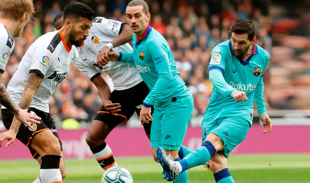 Barcelona vs. Valencia EN VIVO por la Liga Santander. Barcelona vs. Valencia EN VIVO por la Liga Santander.