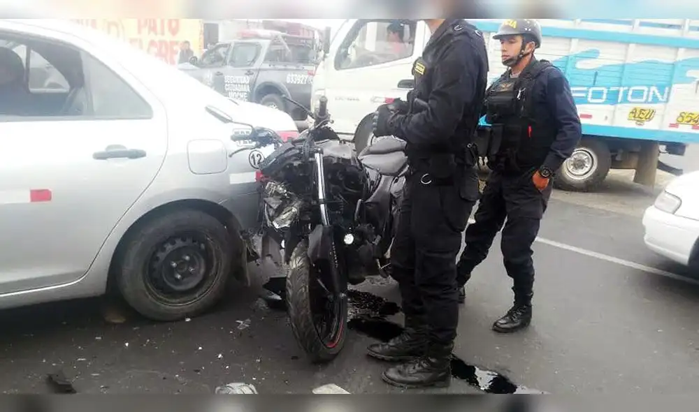 La Libertad: joven muere tras impactar su moto contra taxi 