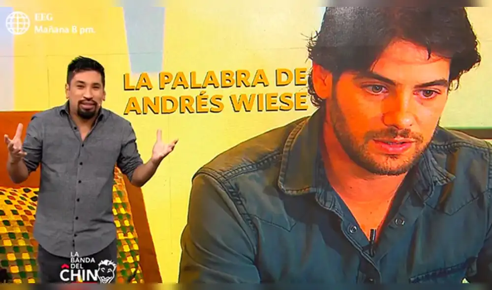 Andrés Wiese Aldo Miyashiro asegura que América TV no sabía que la entrevista al actor saldría en La banda del chino