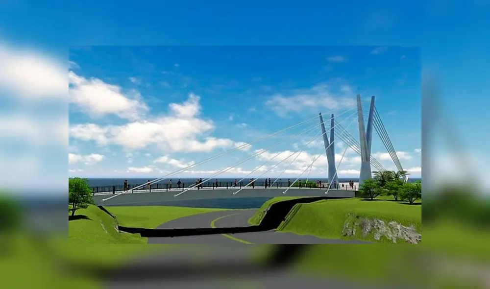 Puente que unirá Miraflores y San Isidro será inaugurado en diciembre Puente que unirá Miraflores y San Isidro será inaugurado en diciembre