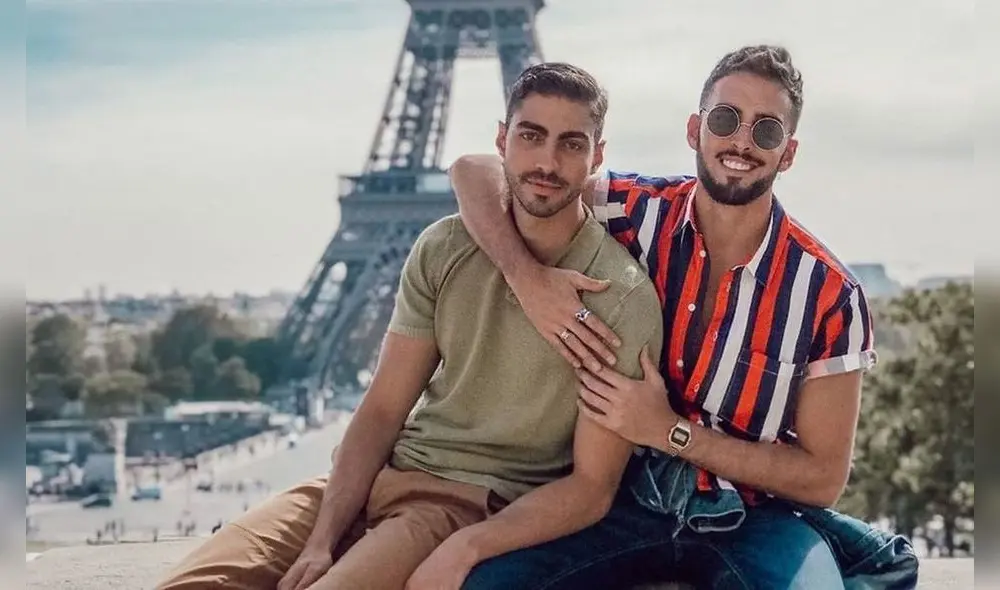 Roberto Carlo comparte fotografía con su novio. (Foto: Instagram)