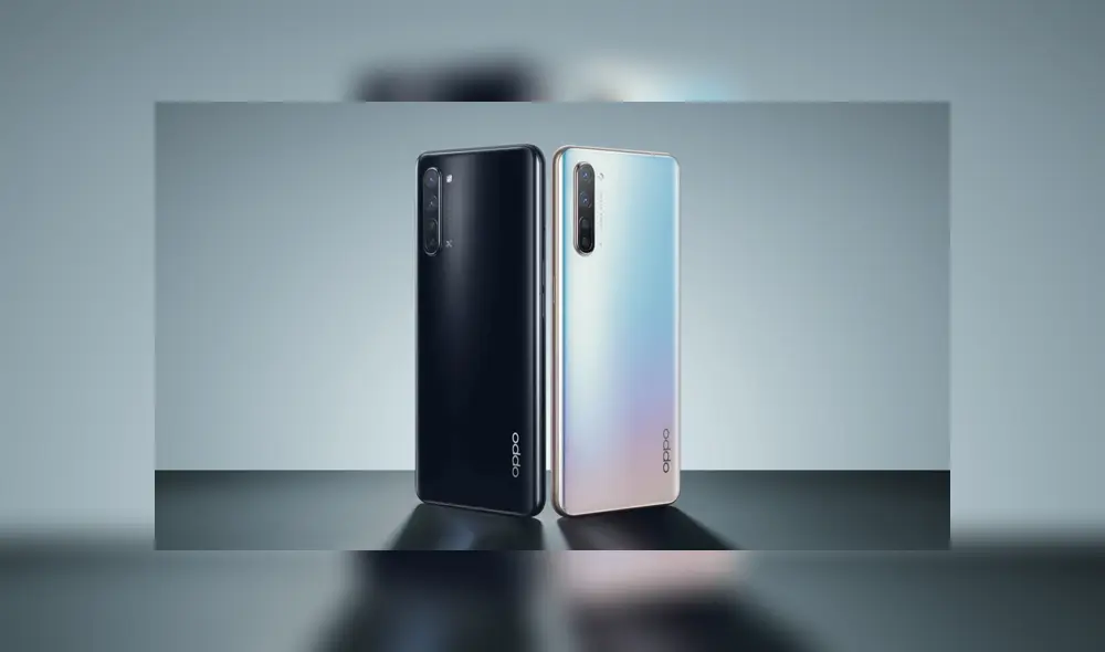 El Oppo Find X2 Lite estará disponible en color Moonlight Black (negro) y Pearl White (blanco perla).