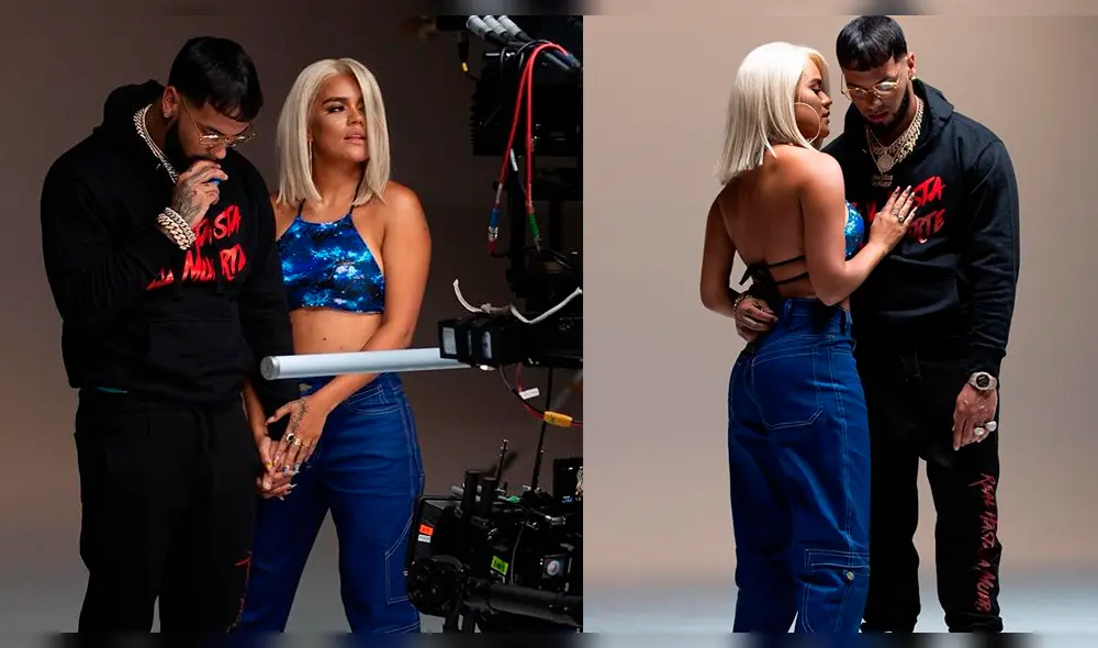 Así fue la llegada de Karol G y Anuel AA a Lima para show [VIDEO]