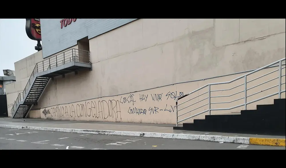 Alianza Lima vs Universitario: pintas en el Estadio Monumental en la previa del clásico. Foto: Facebook.