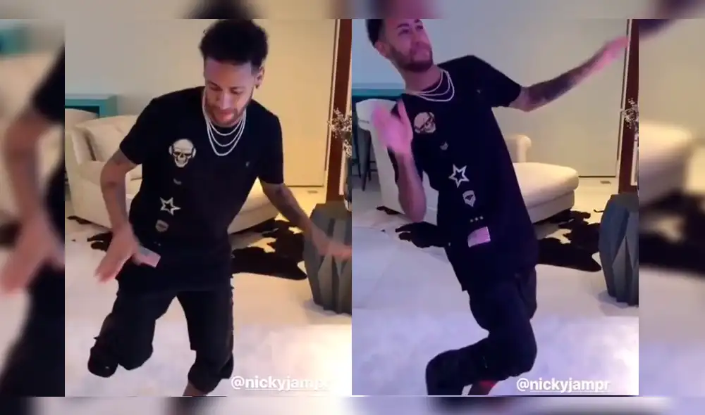 Instagram: Neymar sorprende bailando ‘X’ de Nicky Jam con un solo pie [VIDEO]