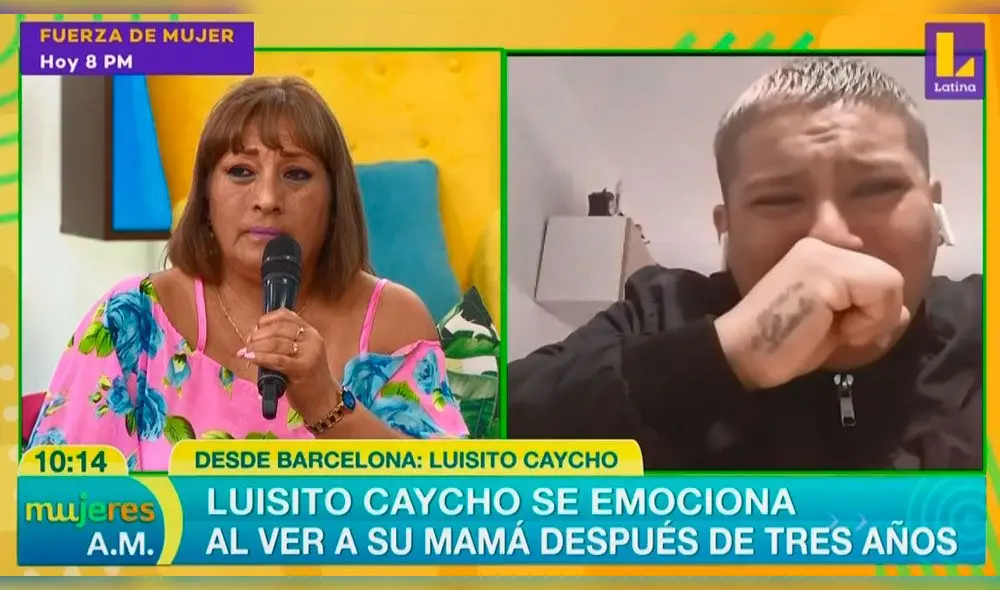 Luisito Caycho llora en Mujeres al mando