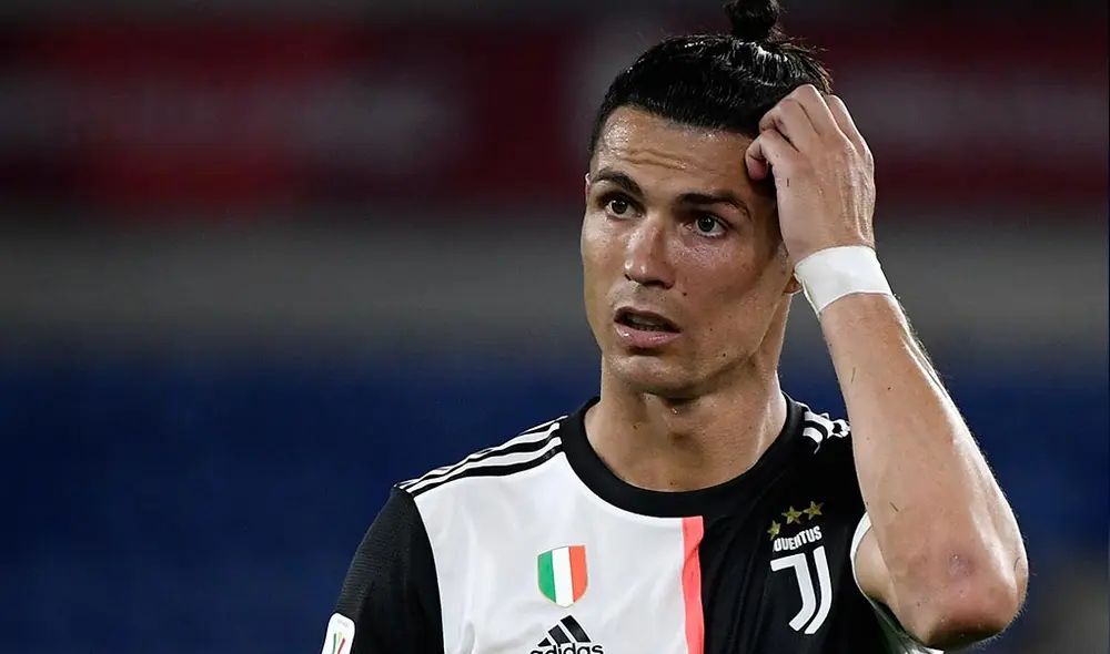 Cristiano Ronaldo se quedó sin patear en la definición por penales que consagró al Napoli como campeón de la Copa Italia. Foto: AFP. Cristiano Ronaldo se quedó sin patear en la definición por penales que consagró al Napoli como campeón de la Copa Italia. Foto: AFP.