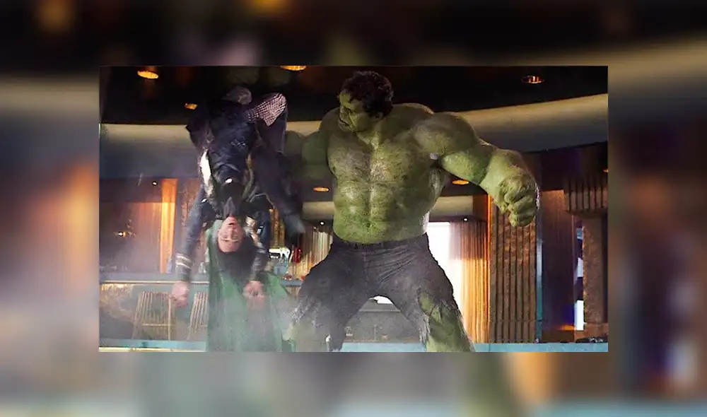 Facebook: Loki se encuentra con Hulk de serie ochentera y reviven épica escena de ‘Avengers’