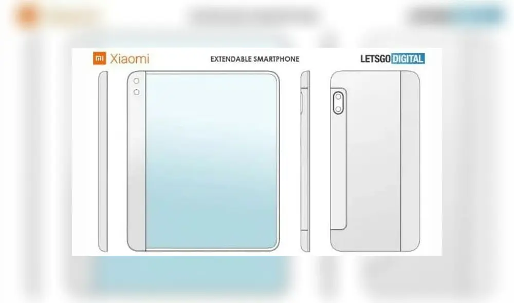 LetsGoDigital ha sido la encargada de filtrar las imágenes de la patente de Xiaomi.