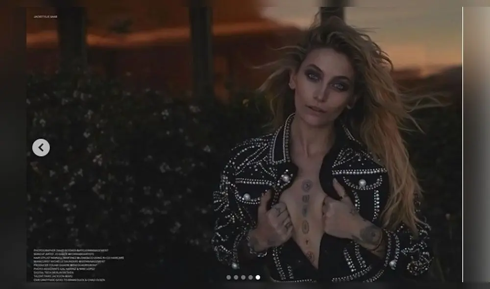 Hija de Michael Jackson posa desnuda junto a su mascota y es criticada en redes 