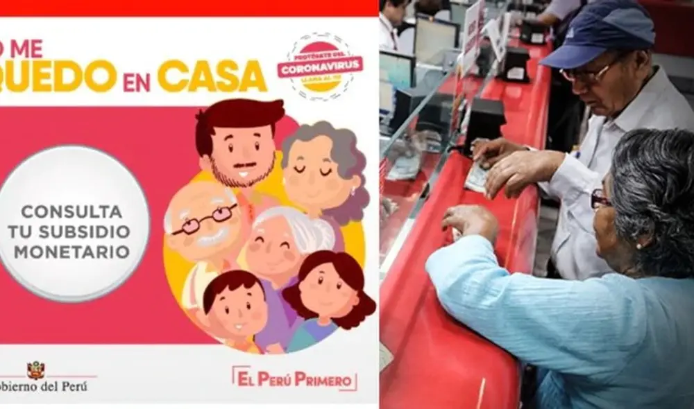 Bono Yo me quedo en casa 380 soles: Mira AQUÍ cómo acceder al LINK para retirar el subsidio Bono Yo me quedo en casa 380 soles: Mira AQUÍ cómo acceder al LINK para retirar el subsidio