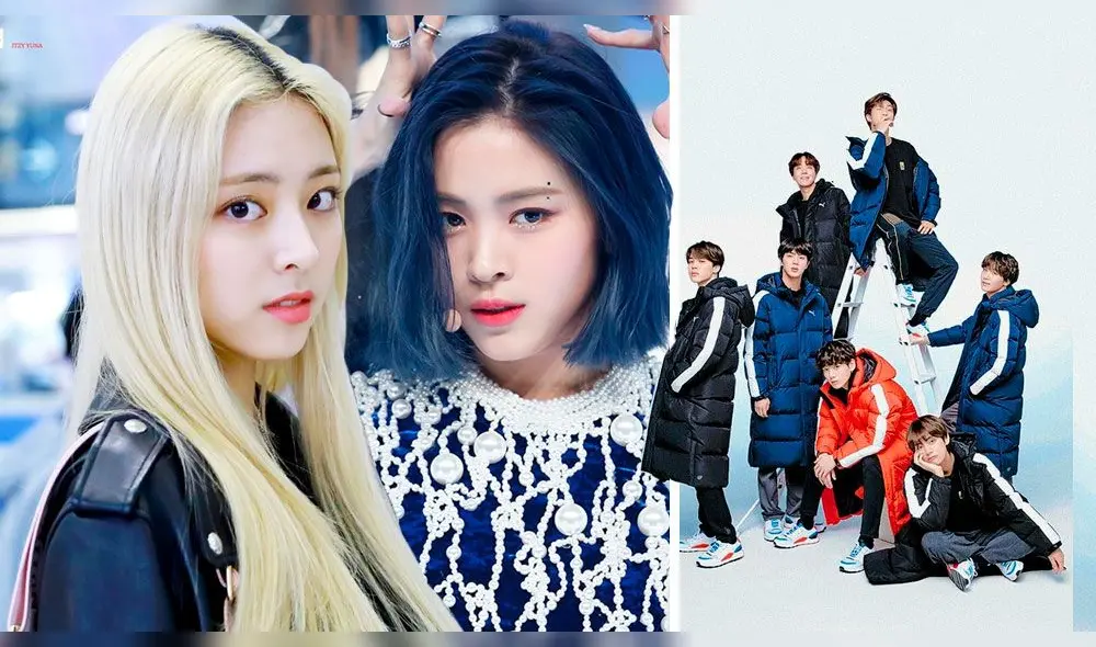 Yuna y Ryujin de ITZY actuaron en el MV Love Yourself de BTS, en 2017.