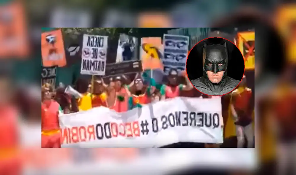YouTube viral: jóvenes se disfrazan de Robin y protestan contra Batman en Brasil [VIDEO]