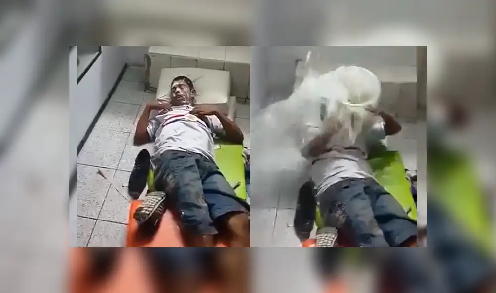 Facebook: ebrio se queda dormido y sus amigos lo despiertan de la peor forma posible [VIDEO]