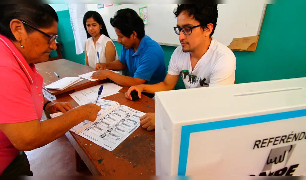 Referéndum 2018: JNE concluyó proceso de consulta popular Referéndum 2018: JNE concluyó proceso de consulta popular