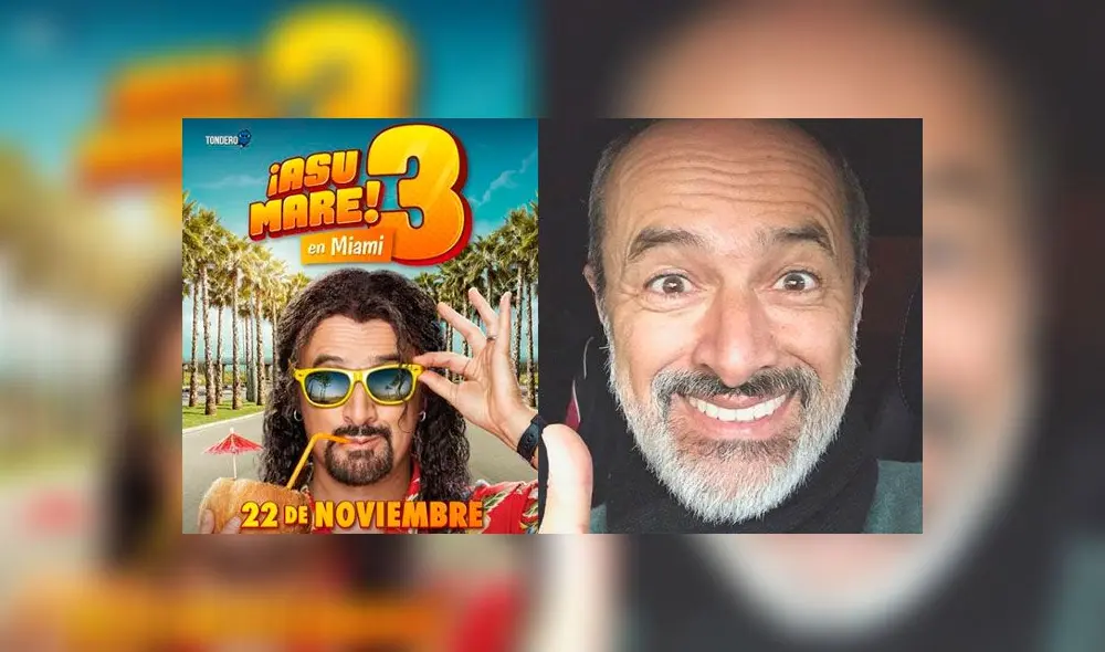 Carlos Alcántara presenta 'Asu Mare 3' y usuarios le piden que no haga más películas