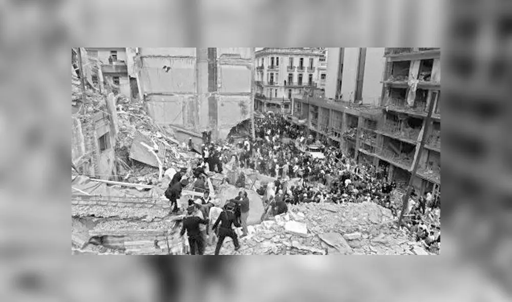 En el atentado terrorista contra la AMIA fallecieron 85 personas. Foto: En el atentado terrorista contra la AMIA fallecieron 85 personas. Foto: