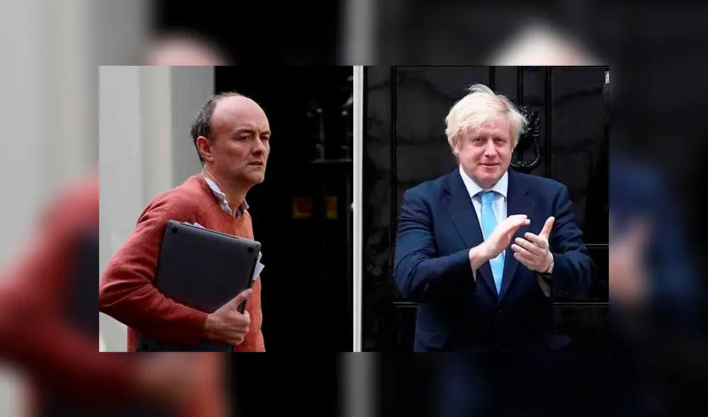 El primer ministro de Reino Unido, Boris Johnson, respalda a Dominic Cummings. Foto: El Español. El primer ministro de Reino Unido, Boris Johnson, respalda a Dominic Cummings. Foto: El Español.