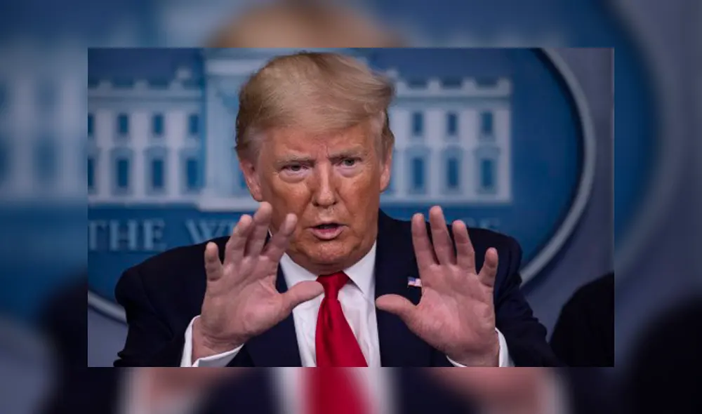 Donald Trump, presidente de Estados Unidos. Foto: AFP.