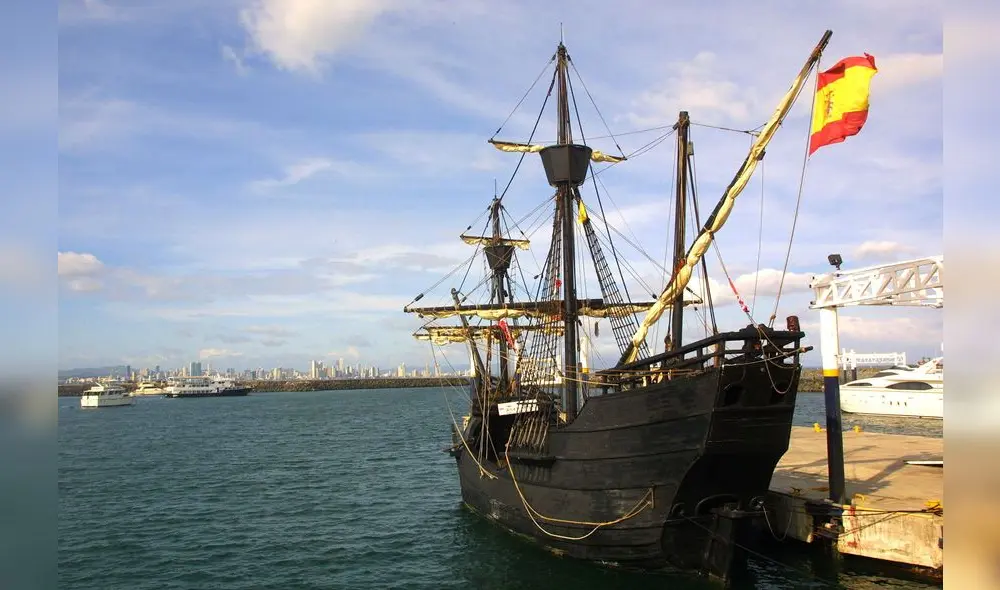 Réplica de la Nao Victoria que cumplió el viaje de circunnavegación.