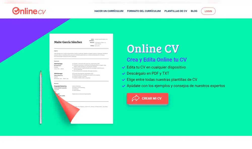 Este es el modelo correcto de Currículum para conseguir trabajo Este es el modelo correcto de Currículum para conseguir trabajo