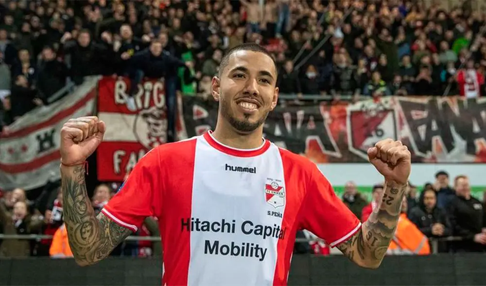 Sergio Peña en su presentación con el FC Emmen. | Foto: Pro Shots