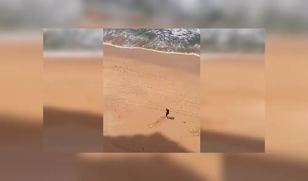 Facebook viral: captan a joven infiel cuando enviaba mensajes de amor a sus parejas en la playa [VIDEO] 