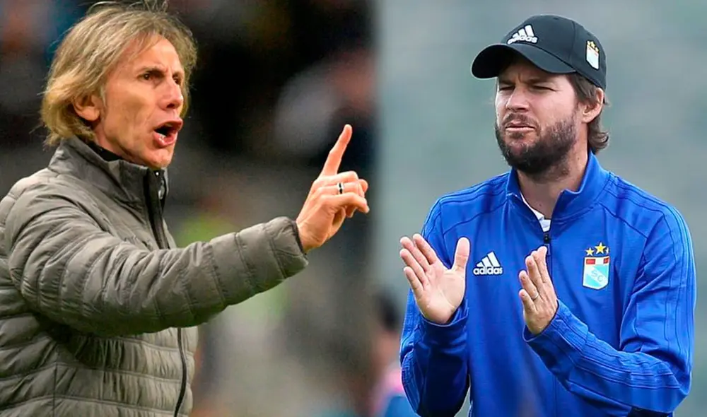 Ricardo Gareca habló sobre la salida de Manuel Barreto como técnico de Sporting Cristal. Foto: Composición