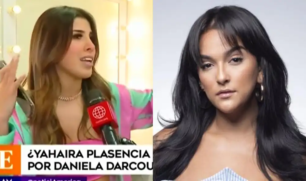 Yahaira Plasencia podría grabar un tema con Daniela Darcourt. Foto: composición LR/ captura de América TV/ @daniela darcourt/Instagram