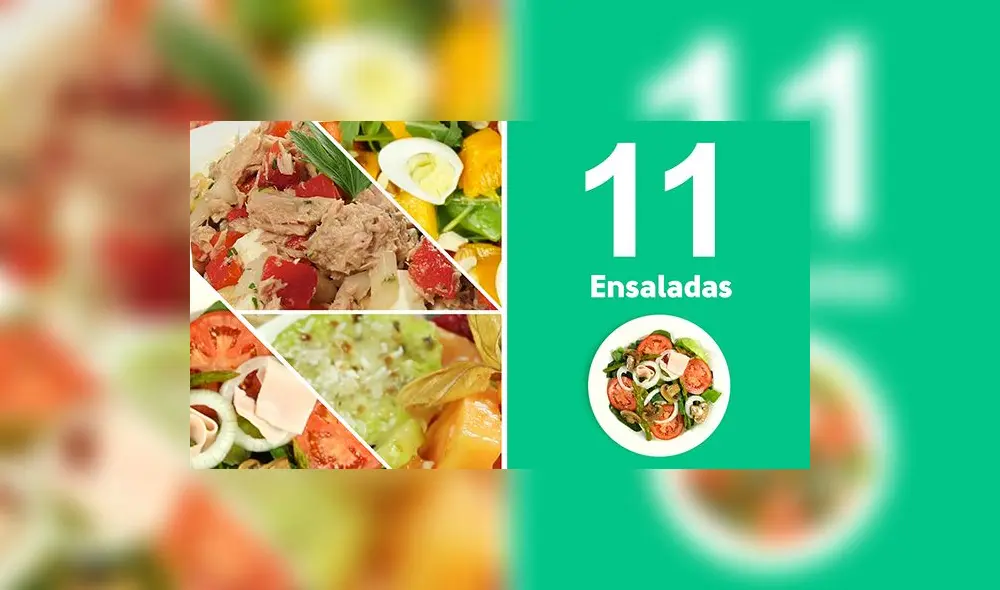 Como hacer 11 ensaladas fáciles, rápidas y deliciosas Como hacer 11 ensaladas fáciles, rápidas y deliciosas