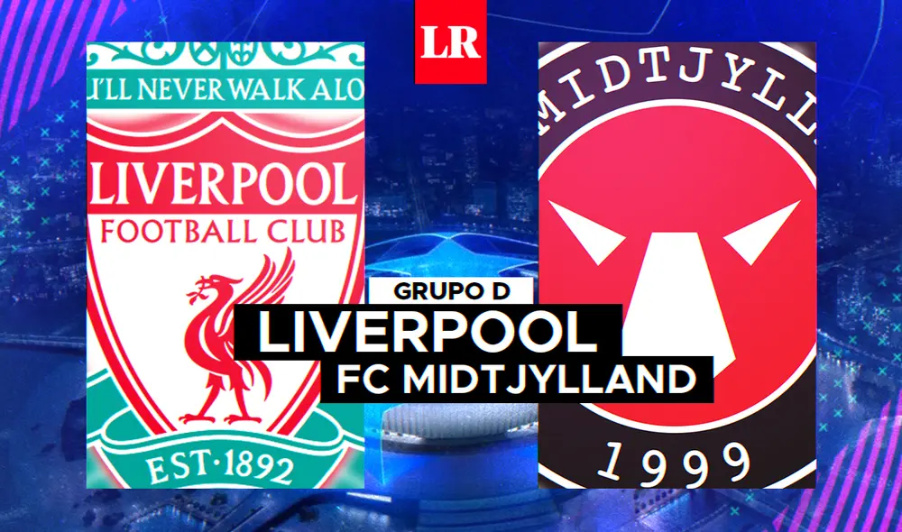 Liverpool enfrenta al Midtjylland por la Champions League. Foto: Composición Gerson Cardoso/La República