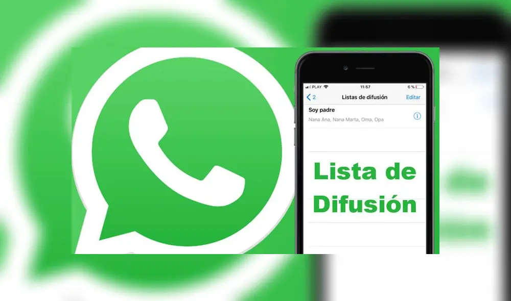 Para enviar un saludo de Navidad a todos tus contactos a la vez, solo debes crear una lista de difusión.