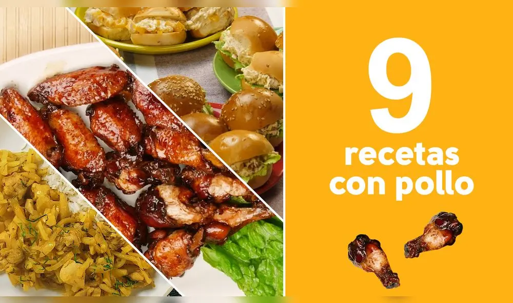 9 recetas con pollo