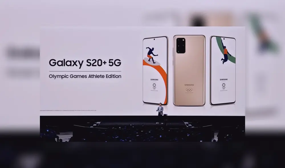 Samsung Galaxy S20+ tendrá una versión inspirada en los Juegos Olímpicos de Tokio 2020.