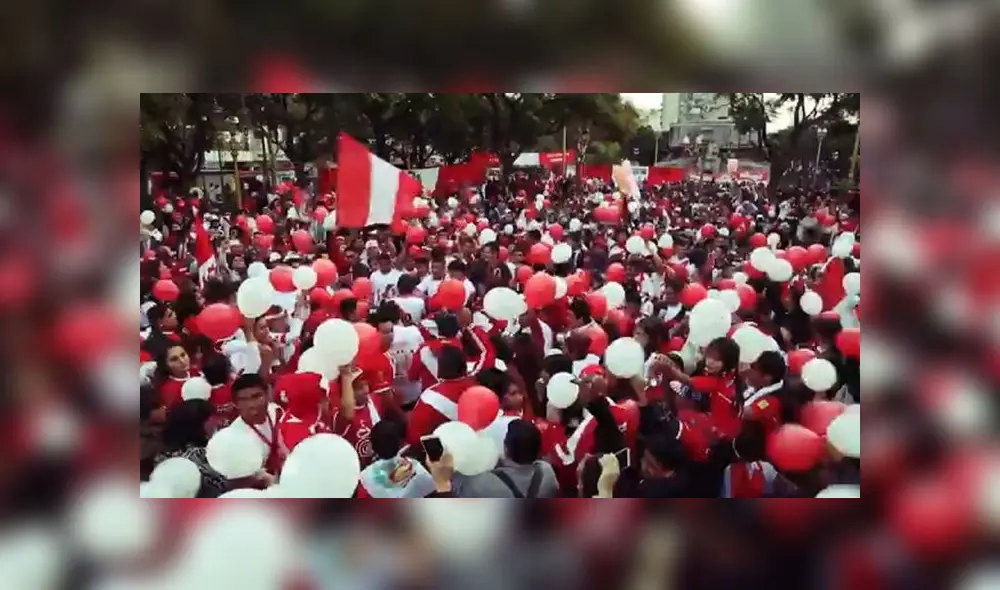 Rusia 2018: peruanos en Argentina alientan a la Selección Peruana [VIDEO]
