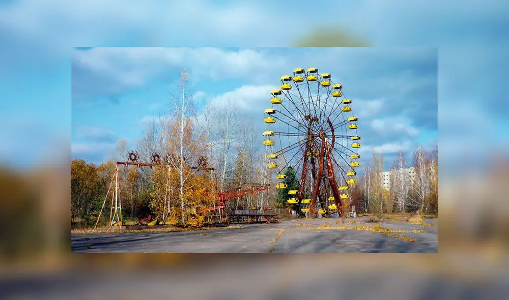 Parque de diversiones de pripiat que quedó abandonado en el año 1986. Foto: EFE. Parque de diversiones de pripiat que quedó abandonado en el año 1986. Foto: EFE.
